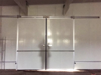 Двойные раздвижные ворота